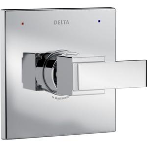 Delta Faucet Ara 14 Series Single-Function Chrome Shower Valve Trim Kit, Shower Handle, Delta Shower Trim Kit, Chrome T14067 (Valve Not Included)