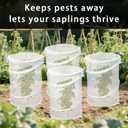 Bird Netting for Garden Protection, 4 Pcs Plant Covers Freeze Protection, Foldable Insect Barrier Plant Cover Net, Garden Netting Pest Barrier