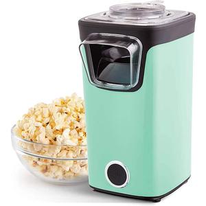 DASH Turbo POP Popcorn Maker with Measuring Cup to Portion Popping Corn Kernels + Melt Butter, 8 Cup Popcorn Machine - Aqua