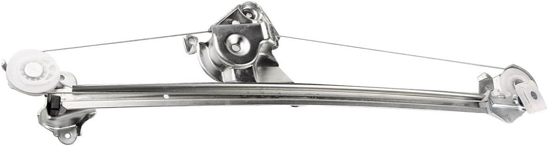Power Window Lift Regulator Rear Left Drivers Side Replacement Replacement fit 1996-2003 for Mercedes-Benz (NO Motor Assembly) 2107301546 2107301346