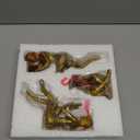 3 Pcs Reading Women Figurine,Thinker Statue,Modern Bookshelf Decor,Aesthetic Sculpture,Room Decor Modern Abstract Decoration on Shelf Table Desk for Living Room Office Bedroom(Gold)