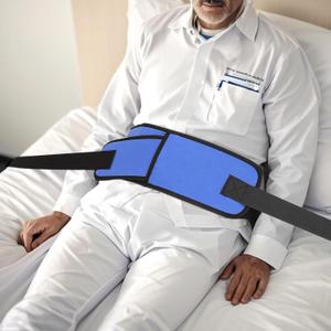 Medical Bed Restraint Strap for Elderly, Anti-Fall Waist Restraints Belt for Dementia Patient Senior, Adjustable Wheelchair Hospital Bed Safety Assist Belt to Secure Constrain