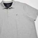 Nautica Men's Big and Tall Classic Fit Short Sleeve Solid Performance Deck Polo Shirt (Grey Heather)