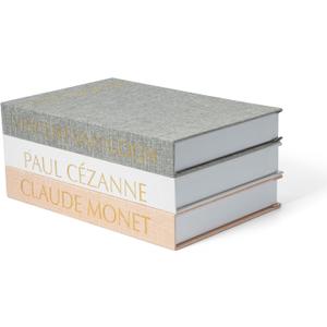 TwoDays Coffee Table Decorative Books, Modern Fashion Designer Fake Books for Home Decor Aesthetic, Faux Storage Box for Bookshelf Decoration. (Set of 3)