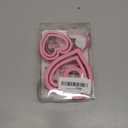 Heart Cookie Cutter Set, 6 Pcs Valentines Day Cookie Cutters, Sandwich Cutter and Sealer, Heart Shaped Cookie Cutter for Biscuits, Cakes, Fruit and Sandwiches