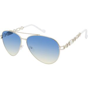 Jessica Simpson Women's Metal Aviator Pilot Sunglasses