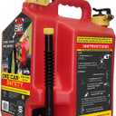 SureCan 5 Gallon Type II Storage Container – Rotating Spout, Self-Venting Design & Spill-Controlled Dispensing – Durable Multi-Purpose Utility Can (Red, SUR5SFG2)