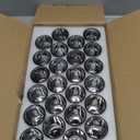 Black Votive Candle Holders Set of 24, Speckled Mercury Candle Holders for Wedding Centerpiece Table Decorations, Tealight Candle Holder for Party Bridal Shower Decor, Home Decor