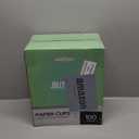 [100 Pack] 12 oz Paper Coffee Cups, Disposable Paper Coffee Cup with Lids, Sleeves, and Stirrers, Hot/Cold Beverage Drinking Cup for Water, Juice or Tea, Suitable for Home, Shops and Cafes