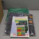 5 in 1 Super Casino Game Set: Blackjack/Texas Hold'em/Roulette/Craps/Poker Kit, 10" Wooden Roulette Wheel, Carrying Case with 360 Plastic Chips, 6 Deck Shuffler, 2 Double-Sided Rubber Mat And More