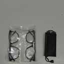 Gaoye Ultralight Blue Light Glasses for Women - Computer Protection Glasses for All Day Comfort - Anti UV Glare & Eyestrain (Light Black & Leopard)