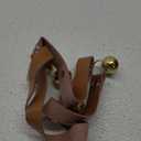 Leather Dog Doorbells for Door Knob/Potty Training/Go Outside, Length Adjustment Copper Dog Bell, Housetraining Hanging Bell, Brown Leather Golden Bells
