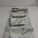 WONGS BEDDING Boho Quilt Set Queen,Sage Green Paisley Floral Pattern Bedspread Coverlet Set with 2 Pillowcases,Lightweight Microfiber Bohemian Quilt Bedding Set 96"90"