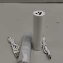 Portable Charger, 5000mAh Mini Power Bank, S03 2-Pack Pocket Size Fast Charging USB-C (in&Out) Compatible with iPhone Series, Android Phone and More,Purple