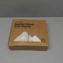 KeaBabies 2-Pack Organic Crib Sheets for Boys, Girls - 52x28 Fitted Crib Mattress Sheet Neutral, Breathable Jersey Cotton Cover for Baby Bed, Toddler Mattress, Soft & Cute Prints (Meadow)