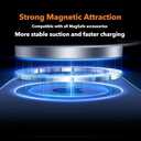 Designed for iPhone 15 Case, Compatible with Mag-Safe, Frosted Translucent Slim Case with Built-in Aluminum Alloy Lens Bracket, Military-Grade Drop Protection with Airbag Corners, Blue