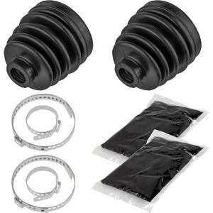 Caltric Rear Axle Inner And Outer Cv Boot Kits Compatible with Polaris Sportsman 500 4X4 Ho 1999-2005