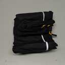 APEXUP Packable Rain Jacket Men with Reflective Zipper, Lightweight Waterproof Raincoat, Mens Rain Jacket for Outdoor Sports (Medium, Black)