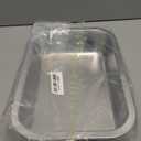 2 Gallons Large Dog Water Bowl, Stainless Steel Metal Dog Bowls, Large Capacity Pet Food Bowl Water Dish for Indoor and Outdoor Universal for Medium Dogs, 12.6''×8.7''×5.9''