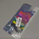 SMART&COOL Reusable Silicone Magnetic Cable Ties for Bundling and Organizing, Holding Stuff, Book Markers, Fridge Magnets, Assorted Color, 7.16'' (30-Pack, Multi)