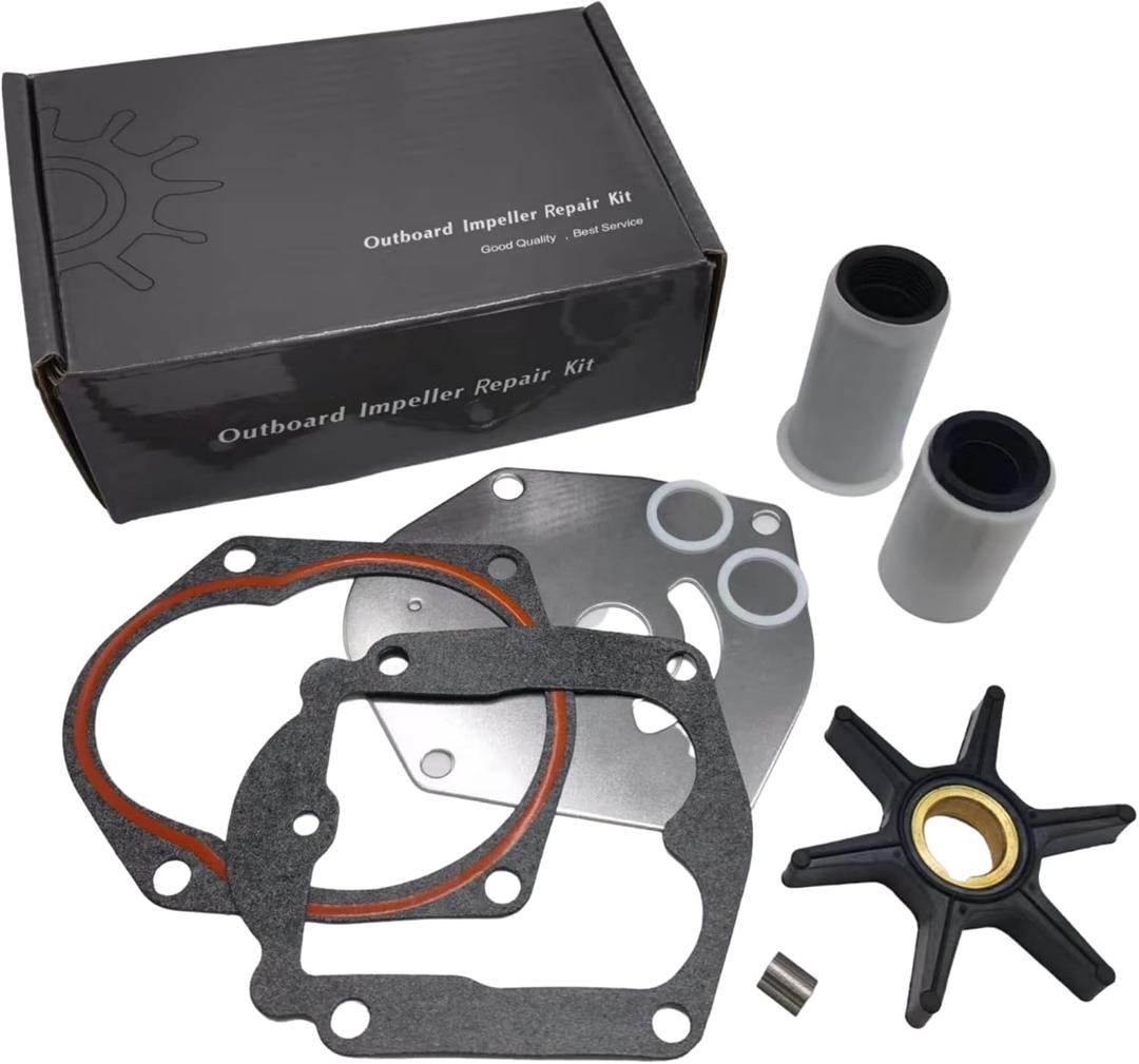 821354A2 Water Pump Impeller Kit for Mercury Marine Outboards 25 to 50 HP Motors with Tubes Replacement 821354A1 Sierra 18-4531