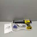 Cordless Caulk Gun for Dewalt 20V Battery, Electric Caulking Gun with 450lm LED Light, 4 Adjustable Speeds, Drip-free Caulk Adhesive Gun, 10oz/300ml Caulking Tool for Filling, Sealing(No Battery)