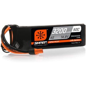 Spektrum 14.8V 3200mAh 4S 50C Smart LiPo Battery: IC3, SPMX32004S50