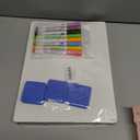 Small White Board Dry Erase 6 Pack Classroom Pack,9"x12"Double Sided Personal Mini Whiteboard for Students School,Portable White Boards Lapboards Including Dry Erase Erasers and Markers