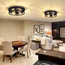 4-Light Farmhouse Ceiling Light Fixture,14 inch Hallway Lighting Fixtures Ceiling,Light Fixtures Ceiling Mount for Kitchen,Entryway,Hall,Bedroom E26 Base