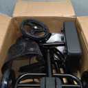 WINLOVE Black Steerable Knee Walker Roller Scooter with Basket Dual Braking System for Angle and Injured Foot Broken Economy Mobility