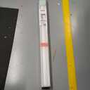 AOSKY Cordless Zebra Blinds for Windows Pull Down Roller Window Shades Dual Layer Light Filtering Privacy for Day and Night, Free-Stop Door Shades for Home Easy to Install (35" W X 72" H, White)