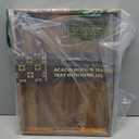 Acacia Wood Serving Tray with Handles (17 Inches)  Decorative Serving Trays Platter for Breakfast in Bed, Lunch, Dinner, Appetizers, Patio, Ottoman, Coffee Table, BBQ, Party Great for Lap &Couch