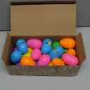 JJOYIN 24 Pcs Prefilled Easter Eggs with Assorted Toys, Filled with Easter Toys, Easter Basket Stuffers for Kids, Easter Egg Hunt , Classroom Prize Supplies