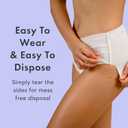 Rael Disposable Underwear for Women, Organic Cotton Cover - Incontinence Pads, Postpartum Essentials, Disposable Underwear, Unscented, Maximum Coverage (Size S-M, 12 Count)