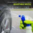 3X High Output Heavy Duty Spray Bottles for Cleaning Solutions, 3 Pack, 24 oz Commercial, Industrial Spray Bottles for Household Cleaning and Car Detailing.