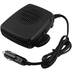 12 Volt Car Heater Car Heater Defroster Portable Electric Fan Heater Windshield Evaporative Ventilation 12V/24V Camping and Combination and Other Warm Winter Spaces,Black,24V