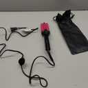 Farery Mini 3 Barrel Hair Waver - Portable Beach Wave Curling Iron for Short Hair, 1/2 Inch Ceramic Crimper with 3 Temp Settings & 30s Fast Heating, Dual Voltage Travel Hair Waver for Women, Pouch Bag