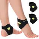 2 PACK Ankle Brace for Women & men with Dual-Density Foam Pads & Adjustable Arch Support  ankle compression sleeve Targeted Relief for Fatigue, Ankle Pain (Small/Medium)