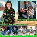 Minecraft Boys Fleece Hooded One-Piece Pajamas, Warm Fleece Hooded Loungewear Suit for Boys - Gifts for Gamers (Black/Multi, 7/8 Years)