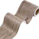 Stickyart 3in50ft Thick Wood Mirror Frame Border Wood Grain Mirror Tape Border Bathroom Mirrors Trim Peel and Stick Wallpaper Borders Waterproof Self Adhesive Wooden Bulletin Board Borders Wall Trim (3inx50ft)
