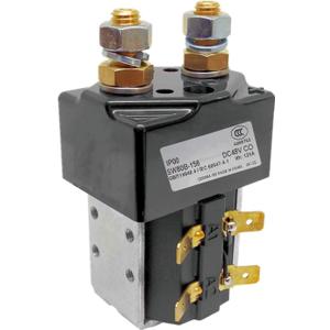 Contactor SW80B-156, 48V 125A For Curtis ZAPI B4SW11 Controller, Electric Forklift/Golf Cart Solenoid,Single Pole Single Throw SW80B156 SW80156