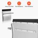 VEVOR Stainless Steel Quarter Fenders for Semi Trucks, 24" x 24" Semi Truck Fenders with Tube Bracket and Mounting Hardware, 1 Pair Right & Left Quarter Fender Set, Fit for Freightliner, Peterbilt