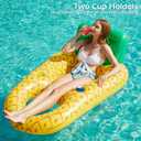 Jasonwell Inflatable Pool Float Adult - Pool Floaties Lounger Floats Raft Floating Chair Water Floaty for Swimming Pool Lake Lounge Float with Cup Holders Beach Pool Party Toys for Adults