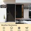 2 x No Soliciting Sign for House, 13.4x8 Inch Wall Mounted, Acrylic No Soliciting Sign, Easy Install, Home, Office, front, Doors, Walls, Windows,