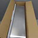 Stainless Steel Litter Box | XL Enclosed Cat Litter Boxes with Lid for Big Cats | High Sided, Anti-Urine Leakage | Non-Stick Bottom & Includes Litter Mat & Metal Scoop (Silver Gray)