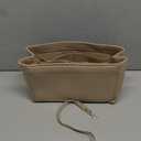 Purse Organizer Insert, Felt Purse Organizer with Zipper and Sewn Bottom Insert, Fit Speedy Neverfull Graceful,6 Sizes (X-Large, Skin color)