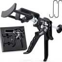 Orion Motor Tech Dual Piston Brake Caliper Compressor, Heavy Duty Brake Piston Compressor Tool for Brake Pad Replacement, Disc Brake Caliper Tool Compatible with Most Cars & Trucks, Black