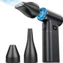 Cordless Acrylic Paint Pouring Blower, Paint Pouring Supplies, Mini Paint Dryer with 3 Nozzles, Pour Painting Tool for Fluid Art, Watercolor, Dutch Pour, Perfect for Artists & Floetrol Paint Projects