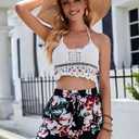 BUENOS NINOS Womens Comfy Summer Beach Short Athletic Sweat Elastic Waist Drawstring Pocketed Sport Casual Shorts (XXL)