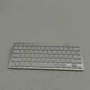 OMOTON Bluetooth Keyboard Compatible with Mac, Compact Wireless Keyboard Compatible with MacBook Pro/Air, iMac, Mac mini/Pro Laptop and PC (Silver)